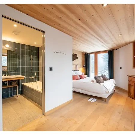 Chalet Luxe, Vu Massif Exceptionnel